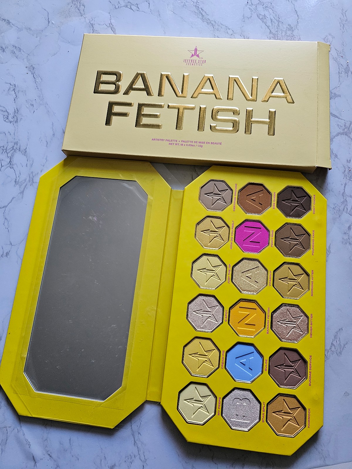 Jeffree star Banana Fetish eyeshadow palette