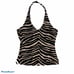 Zebra halter top