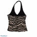 Zebra halter top