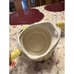 ARNEL'S 1974 Ceramic Pitcher and Napkin Holder Mushrooms Yellow MCM