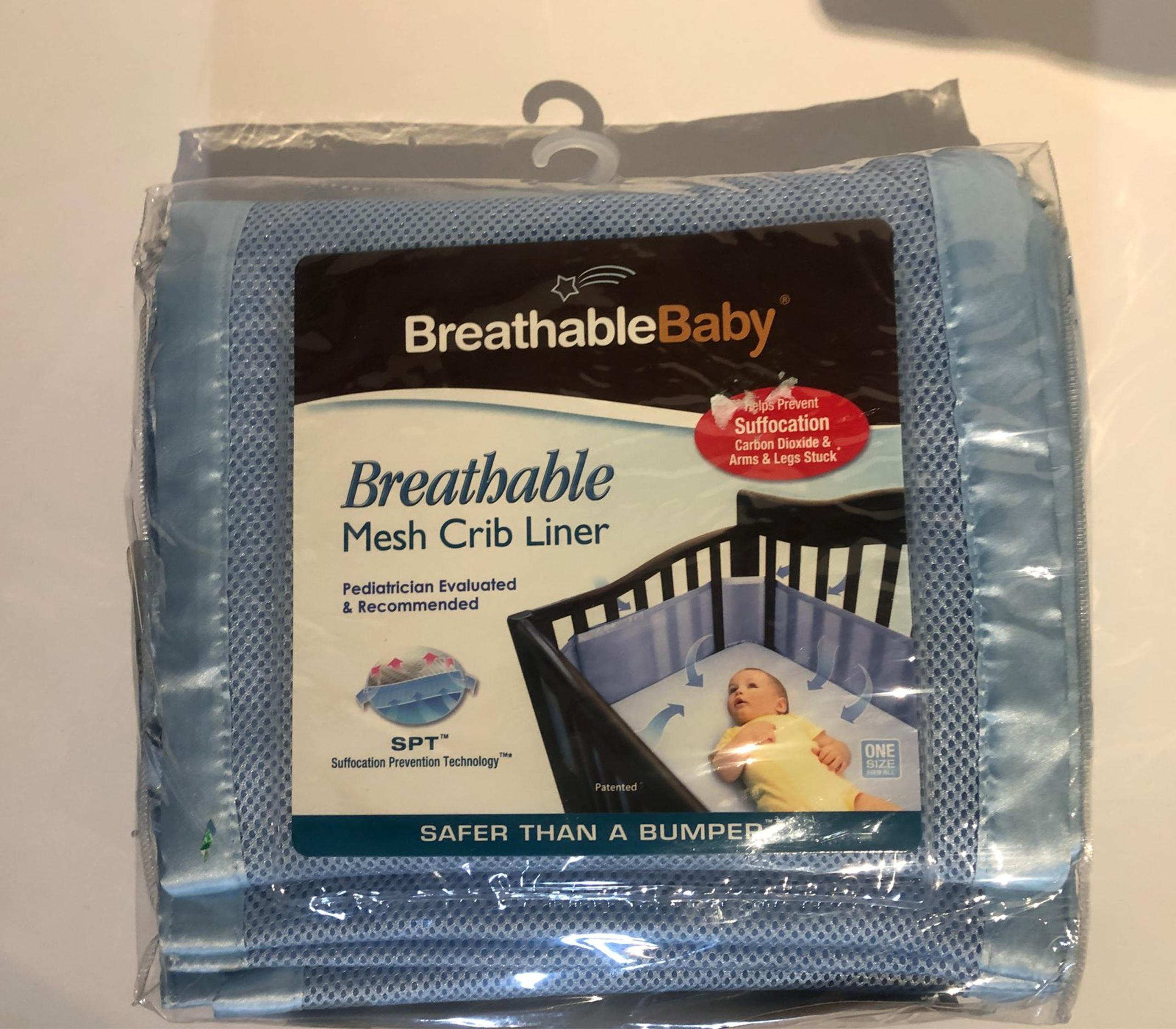 Breathable Baby Mesh Crib Liner Bumper