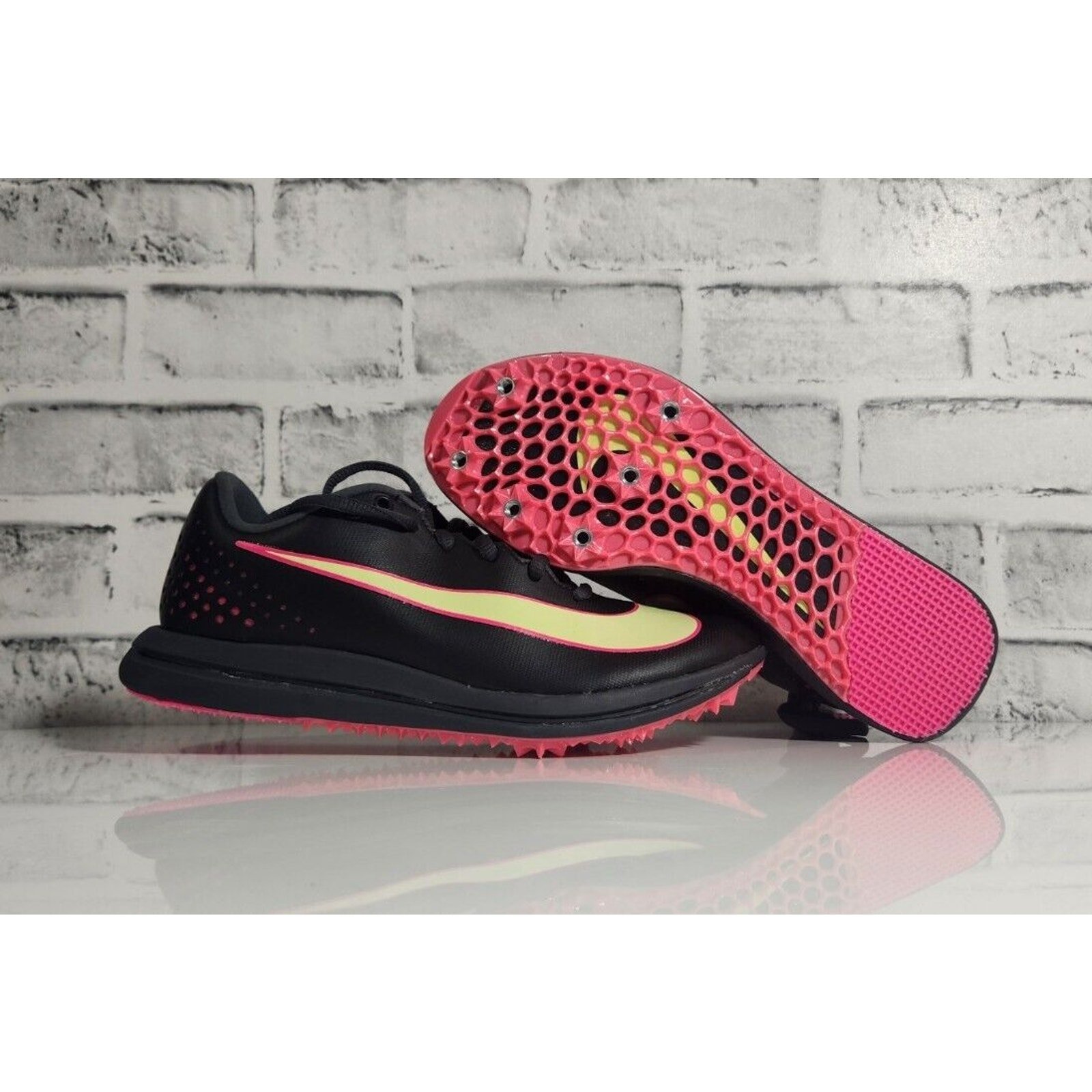 New Nike Triple Jump Elite 2 'Black Fierce Pink' AO0808-002 size 4.5 Track