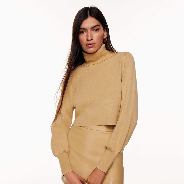 WILFRED By Aritzia Rebecca Turtleneck Merino Sweater Size Medium