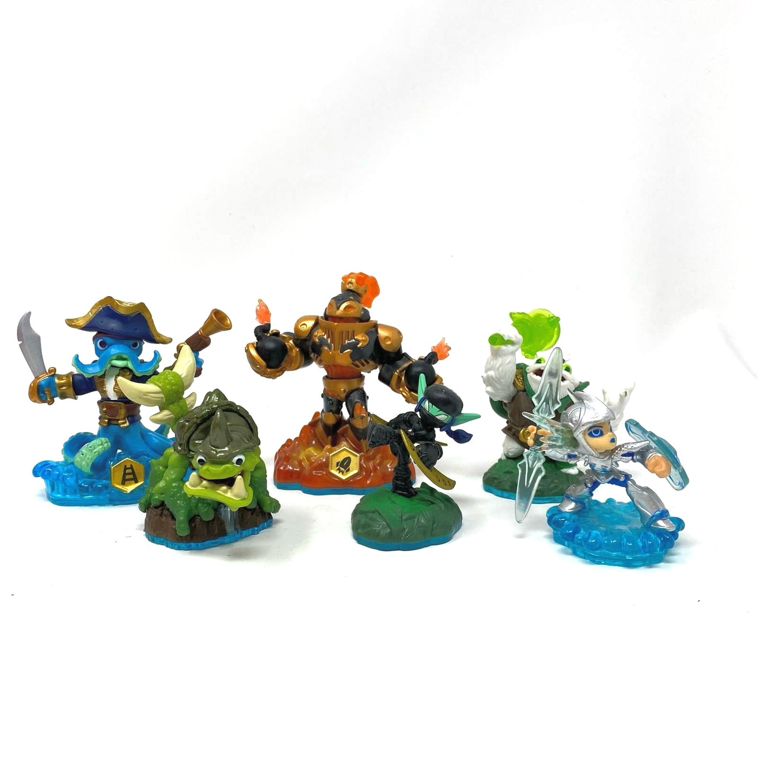 Skylanders Swap Force figures blue base Lot of 6