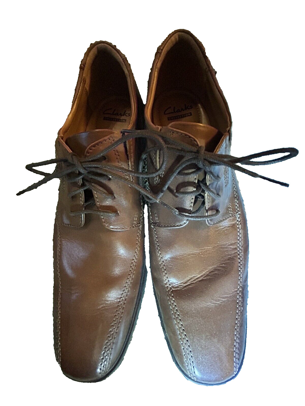 Clark's Collection Soft Cushion With Ortholite Mens Size 9 Dress Shoes