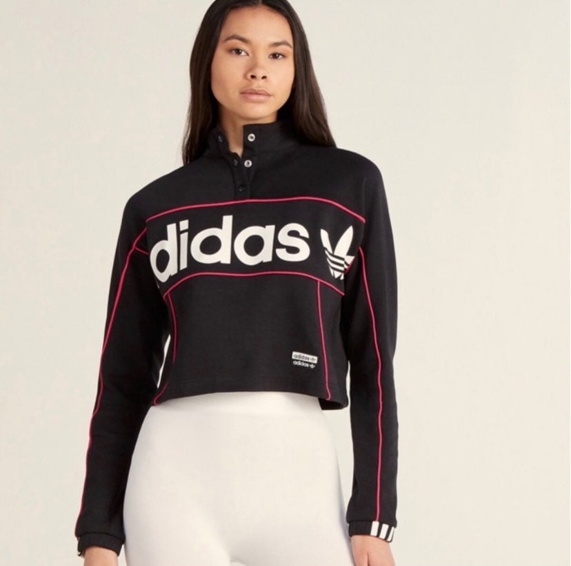 Adidas cropped sweater