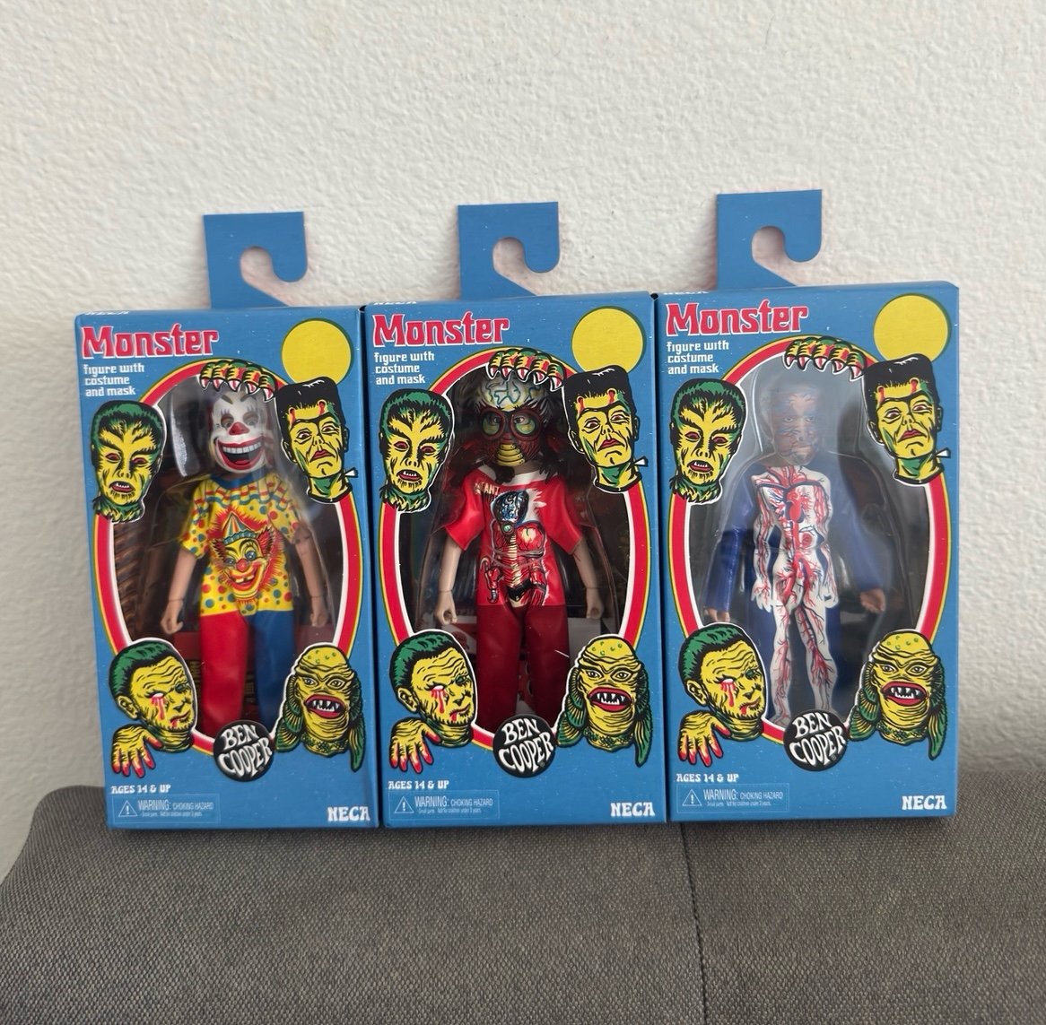 *NEW* NECA Ben Cooper Costume Figures Series 6 Set of 3