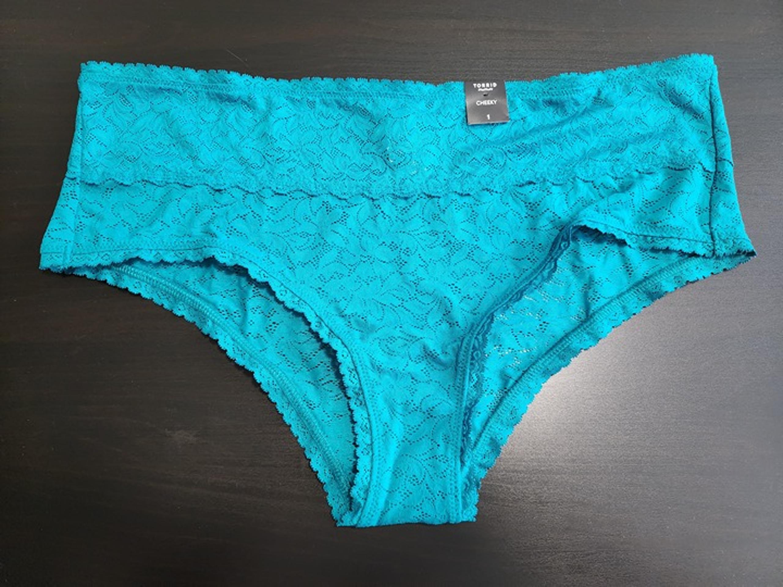 torrid Stretch lace cheeky panties, size 1