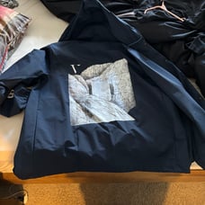 Lane 8 rain jacket blue xxl