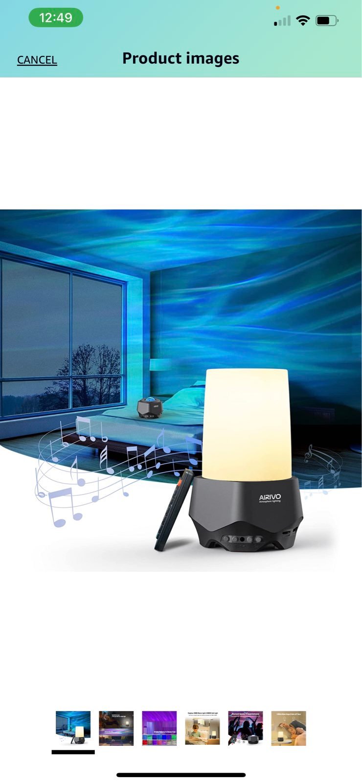 Star Projector Night Light - AIRIVO Galaxy Projector for Bedroom, Night Light Pr