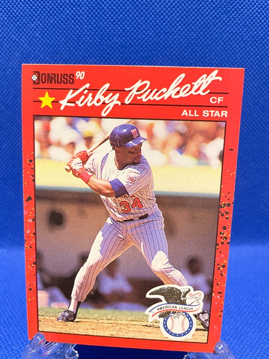 Kirby Puckett 683 1990 Donruss Baseball card Error