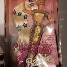 Jewel hair mermaid barbie