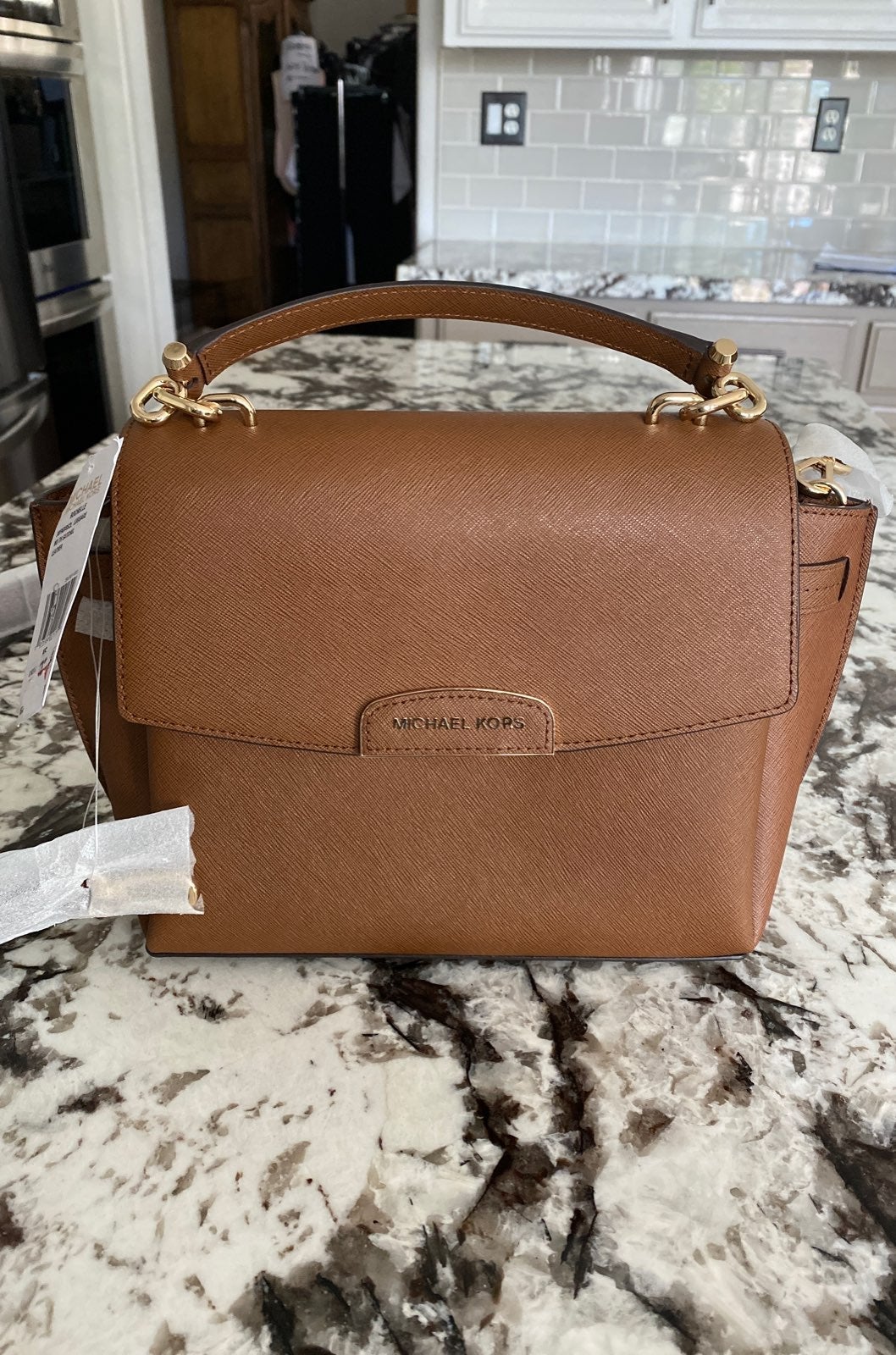 Micheal kors leather satchel
