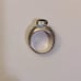 Vintage Sterling Silver Textured Dome Ring with Black Onyx Cabochon, Size 6