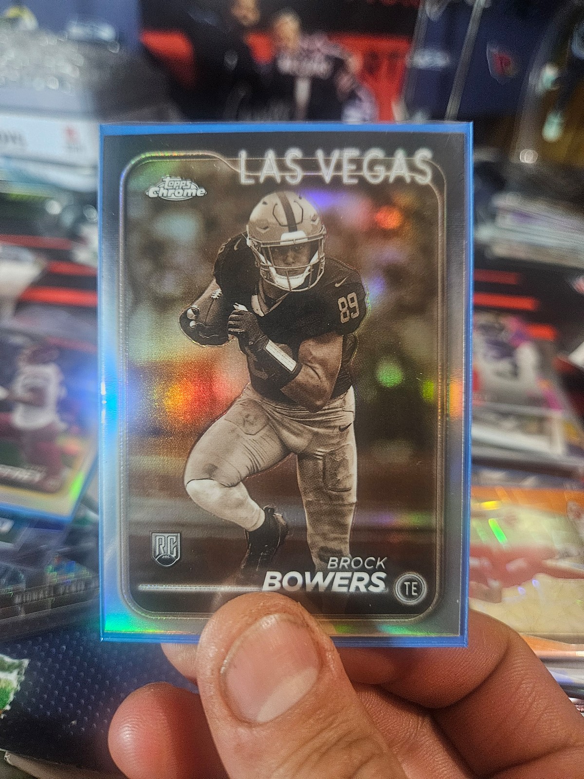 2024 Topps Chrome Silver Negative Brock Bowers Rookie