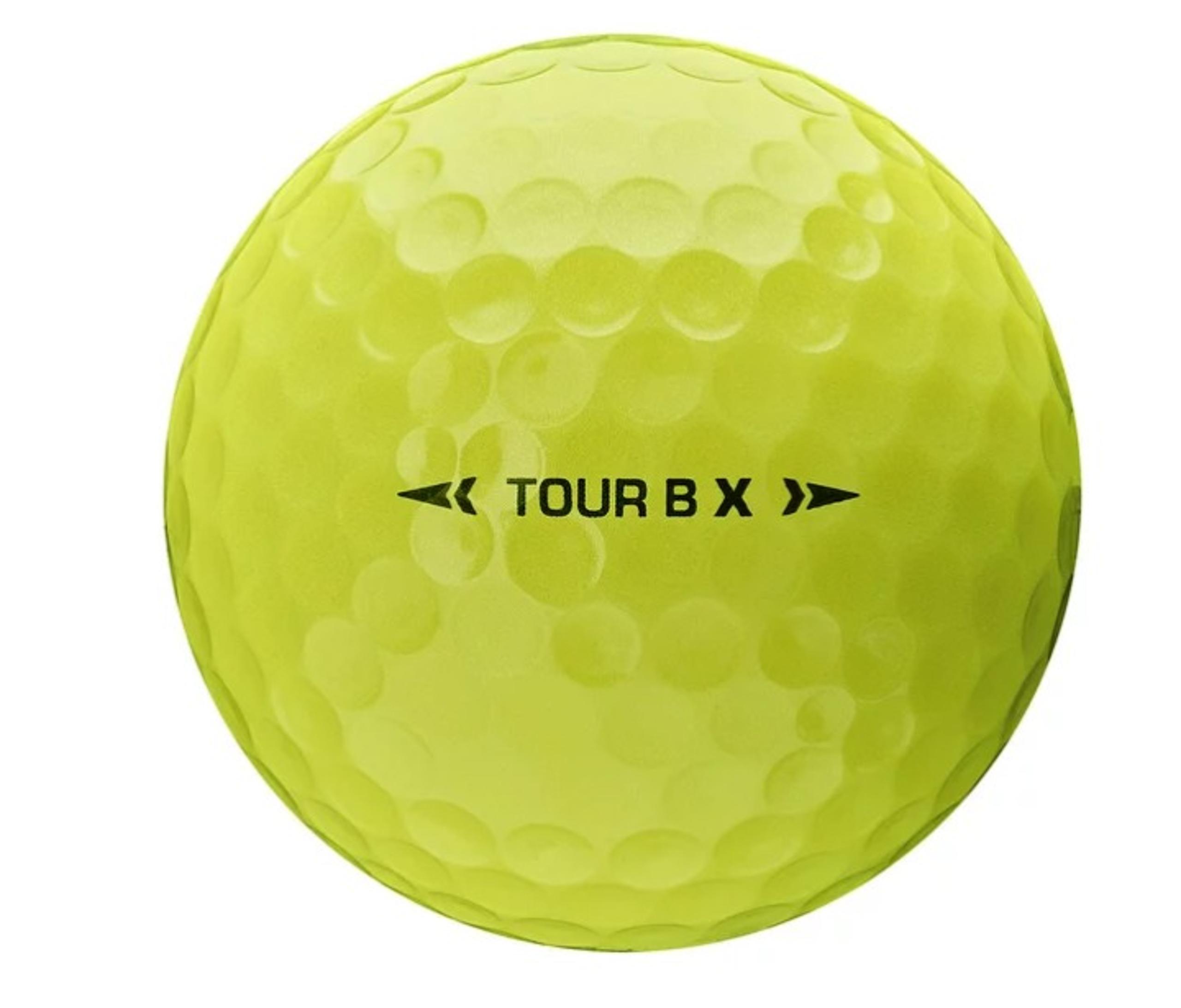 Bridgestone Tour B X 2022 Golf Balls-Dozen Yellow