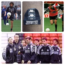 Rare Kappa Juventus 1998 Soccer Beanie Made in Italy