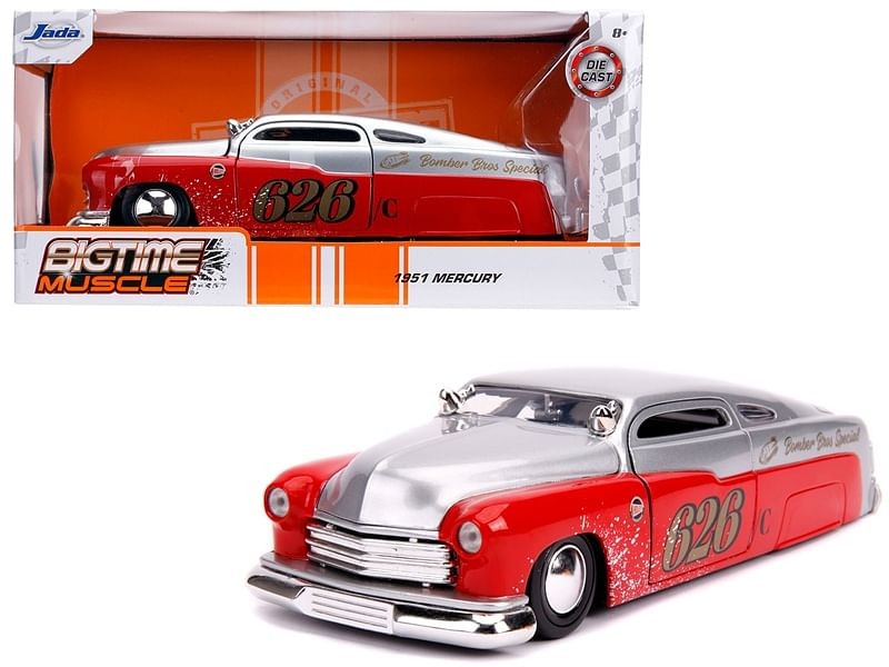 1951 Mercury Silver and Red #626 Holley Bomber Bros Special Bigtime Muscle