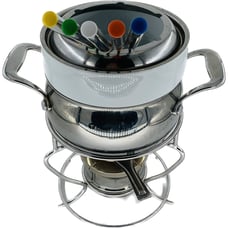 Tupperware Chef Series Fondue Pot Rare Gel Fuel Food Warmer Skewers Chocolate