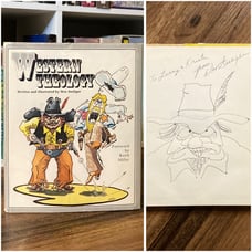 *Signed & doodled* Western Theology - Wes Seeliger (1st ed.) Forum House, 1973