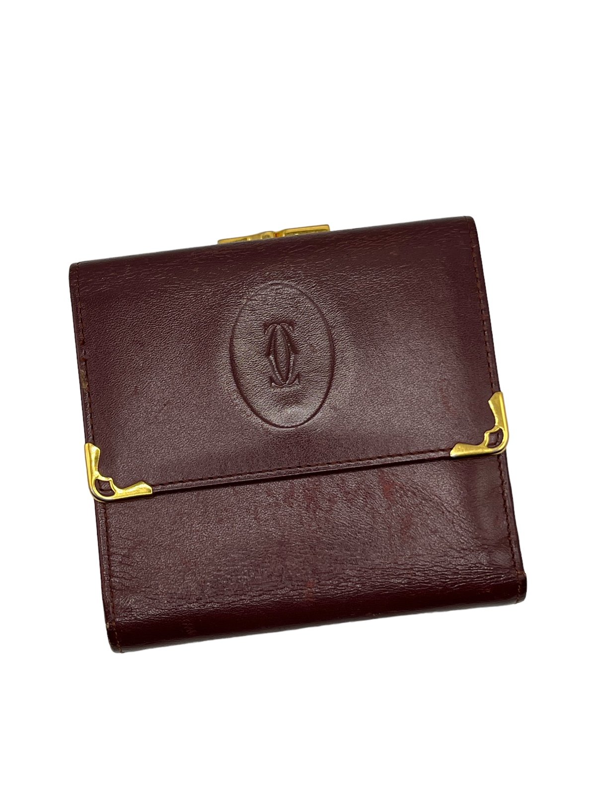 Authentic Bordeoux Burgundy Bifold Wallet
