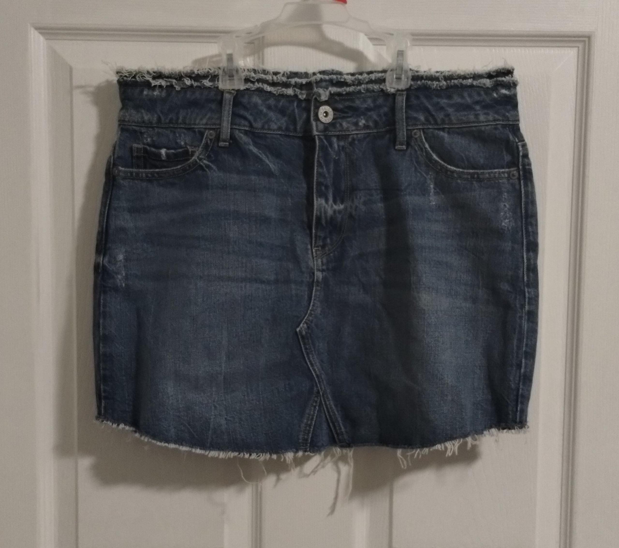 Paige Althea Denim Mini Skirt Size 29