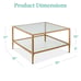 32 Square 2-Tier Large Coffee Table