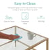 32 Square 2-Tier Large Coffee Table