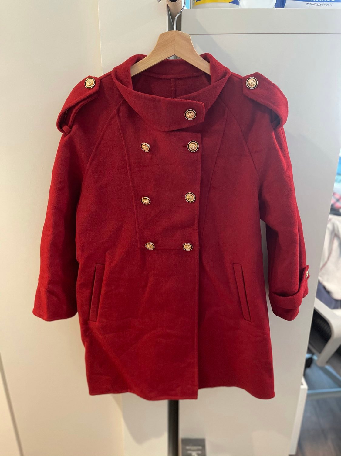 Korean Fashion double-breasted wool coat