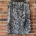 Talbots Black, Gray, White Print Pencil Skirt with Zipper Size 10