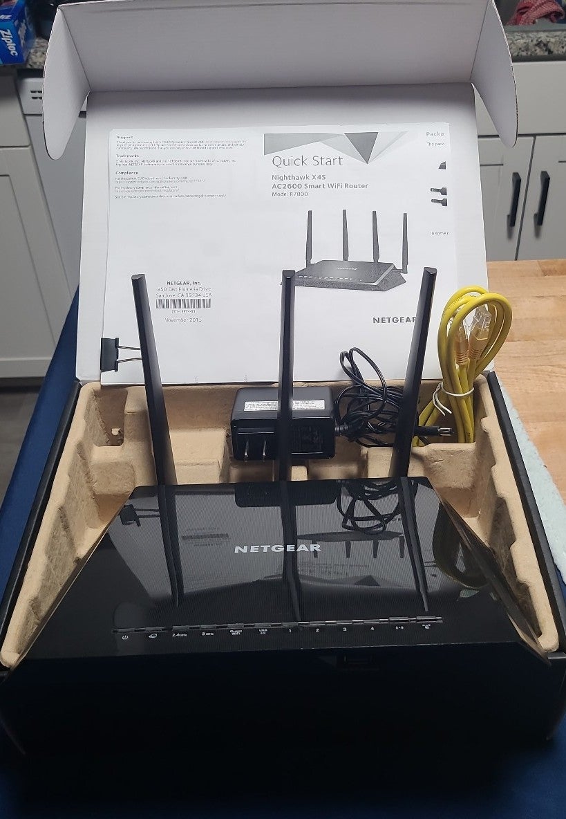 NetGear Nighthawk Pro Gaming AC2600 Dual-Band WiFi Router in Black
