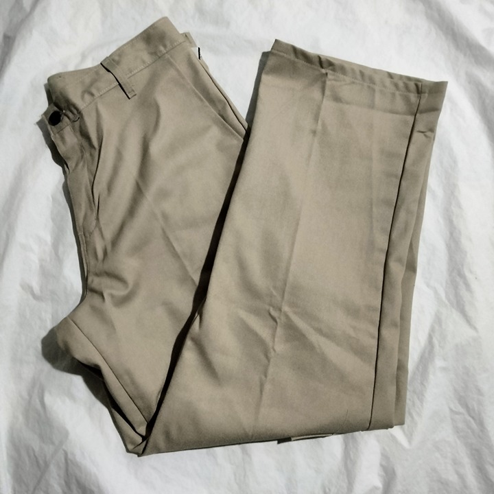 Genuine Dickies Mens Flex Relaxed Fit Straight Leg Work Cargo Pants Khaki 34x30