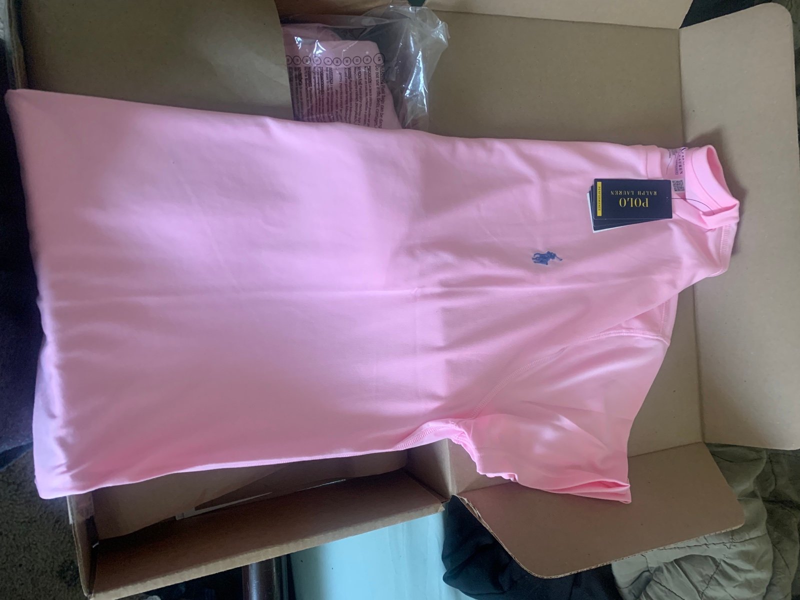 Polo Ralph Lauren shorts set and cherry red Jordan 11’s