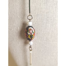Vintage 16 Necklace Venetian Millefiori Italy Glass Murano Large Italian Beads
