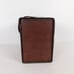 45 rpm Record Carrying Case Vintage Side Clasp Brown Plastic Handle FLAW
