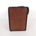45 rpm Record Carrying Case Vintage Side Clasp Brown Plastic Handle FLAW