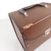 45 rpm Record Carrying Case Vintage Side Clasp Brown Plastic Handle FLAW
