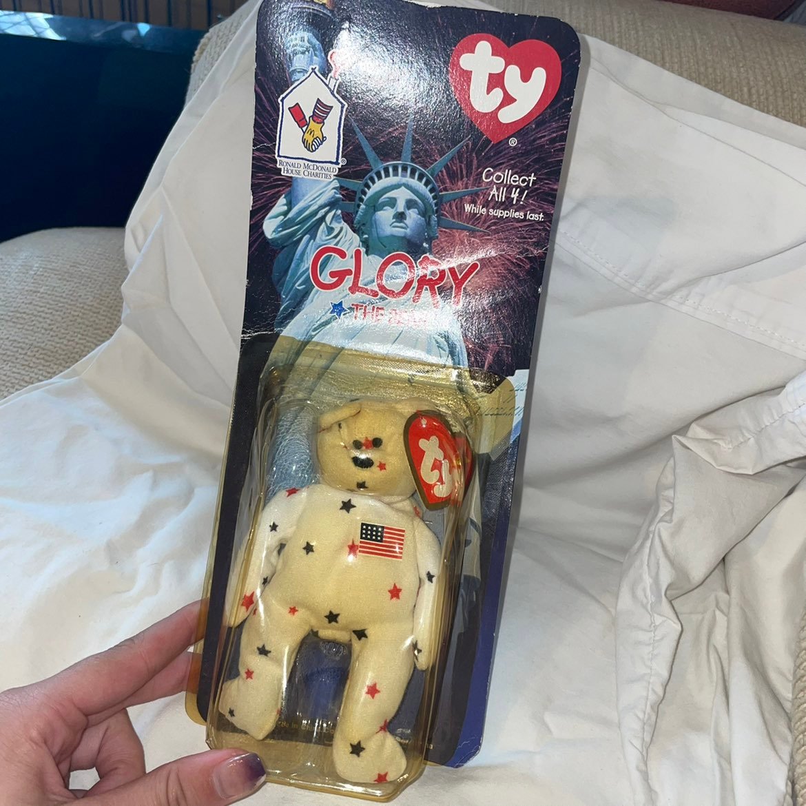 Ty Beanie Babies Glory The Bear