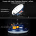 Flashlight Portable LED Camping Lantern Rechargeable Light 10000mAh 4000LM