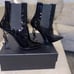 Ysl patent leather boots comes with box