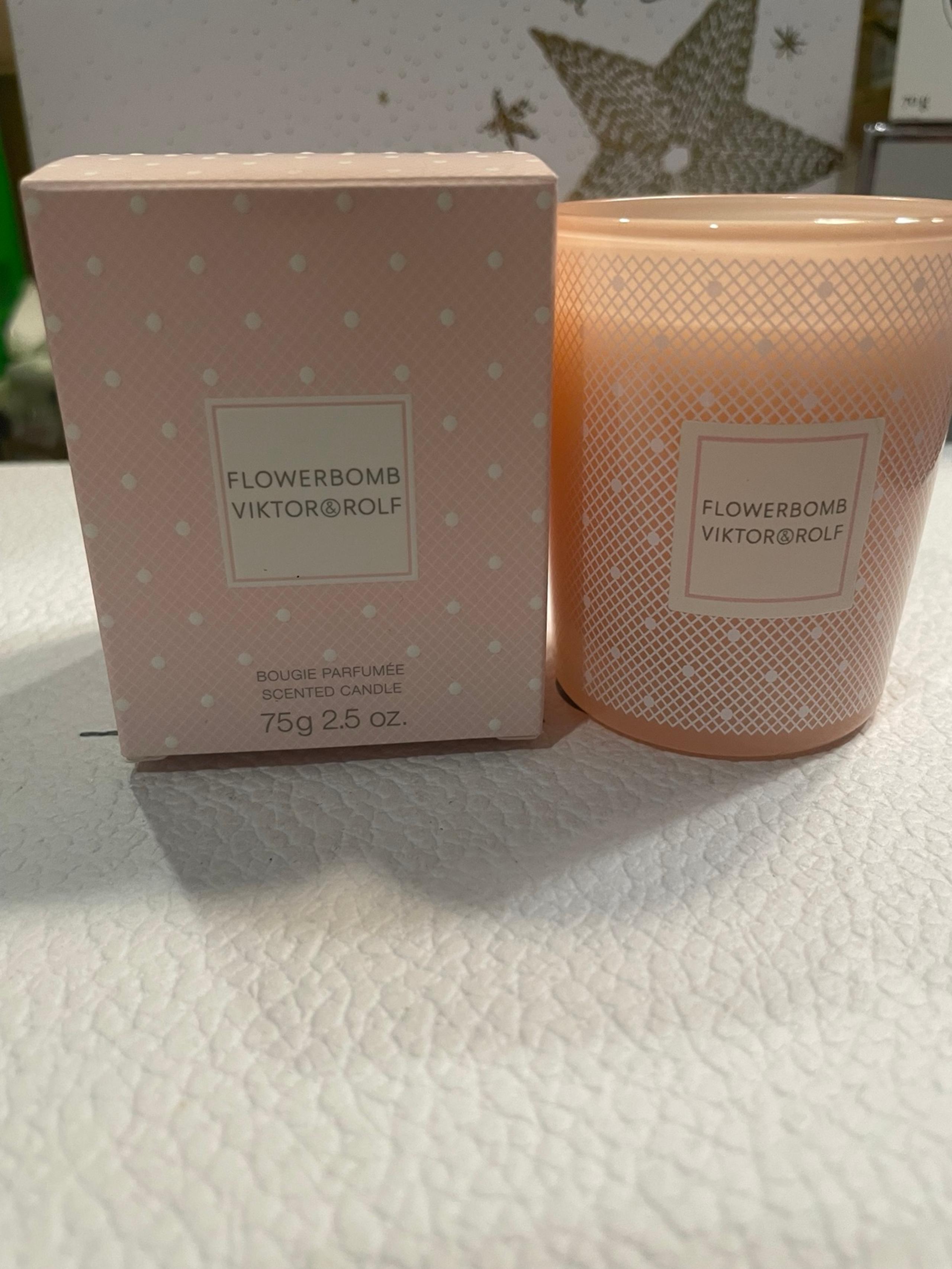 Viktor & Rolf FLOWERBOMB SCENTED CANDLE 75g/2.5oz limited edition NIB