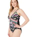 Plus Size Bloomin Beauty Plunge Lace-up Mio One-Piece sizes 1X, 2X and 3XL