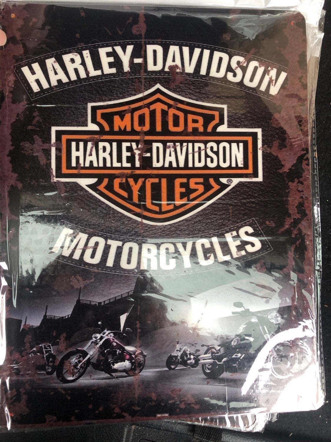 11x13 metal motorcycle signs