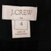 J. Crew black shorts side zipper size 4