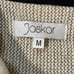 Jaskar Cardigan Sweater.Size Medium. Tan w/zebra print