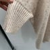 LOFT Cream Speckled Turtleneck Poncho Sweater // L