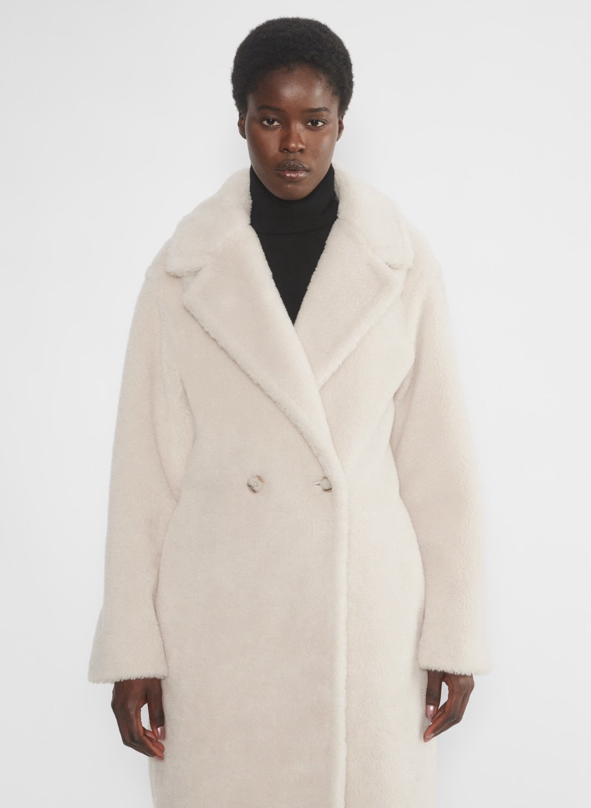 Babaton Teddy coat- Teddy wool