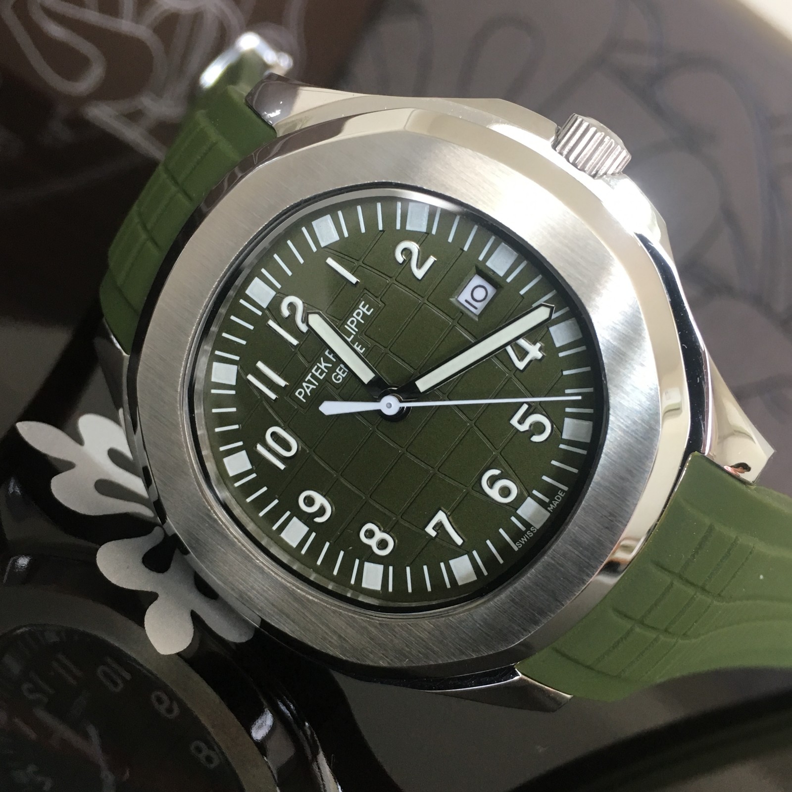 Men's Watch Green Aqua-Light Green