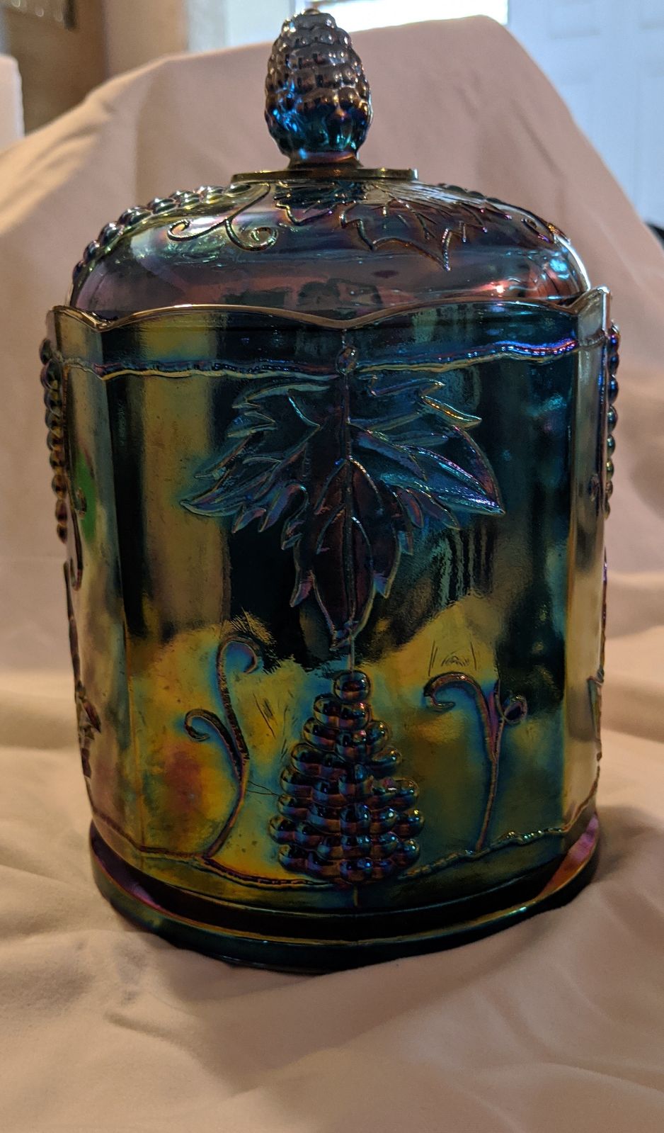 Carnival glass set