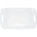 PYREX C233 Easy Grab Baking Dish 3qt Glass Food Storage Dish Open Handles No Lid